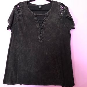 Torrid Lace Up Shirt